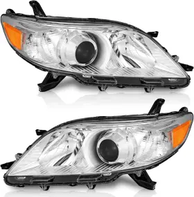 Tysn-11 Branded Headlights Assembly Compatible With 2011-2020 Toyota Sienna Headlamp Replacemen