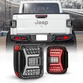 Branded Wsa20-0669 Led Tail Lights Compatible For 2019-2026 Jeep Gladiator Jt Le