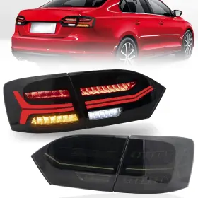 Branded Yab-st-0215a-311a-new Tail Lights Assembly Fit For 2011-2014 Jetta 6th Gen Smoked