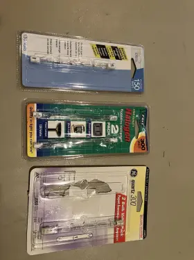 Bright Effects Feit Electric Ge Lbpq150t3rs Halogen And Quartz Bulbs 150w/300w Lot Of 3