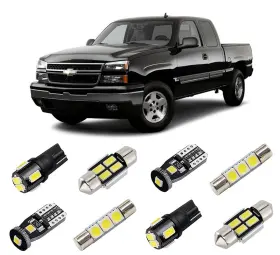 Brishine 793610102478 White Interior Led Lights Kit For Chevrolet Silverado/gmc Sierra 1999 2000 20