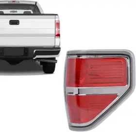Brisunshine 02rla1201awtr-agd Tail Lights Assembly Without Bulbs Compatible With Ford F150 Pickup Truck