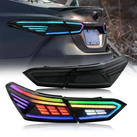 Brisunshine 754175486021 Tail Lights For Camry 2018-2023 Led Taillight Assembly Rgb