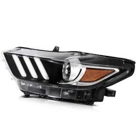 Brisunshine 754175486045 Headlight Assembly Compatible For Ford Mustang 2015-2020 Driver Side