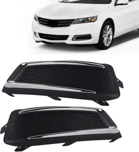 Brisunshine Azflc143 Fog Light Cover Compatible With 2014-2020 Chevy Impala Lt Ls Ltz Front Lamp