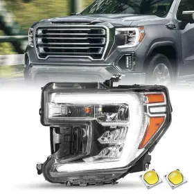 Brisunshine Hl-sra19-21 Halogen Turn Signal Model For 2019-2021 Gmc Sierra Assembly Replacement