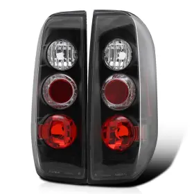 Brisunshine Remjr0f9ykn Black Housing Clear Lens Tail Lights Compatible With 2005-2014 Nissan Frontier