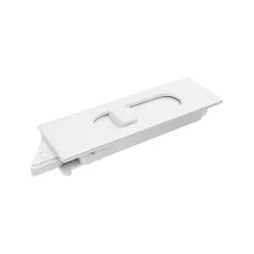 85-932lh-xcp2 Brixwell Silver Line Snap-in Tilt Latch 85 Series Left Hand White Finish Pl