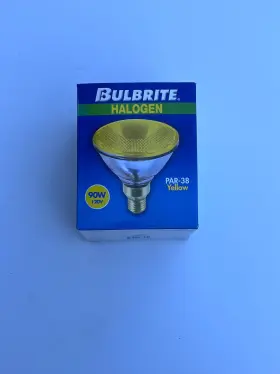 Bulbrite 0001002 Brand Par38 90 Watt Yellow Halogen Flood Light Lamp
