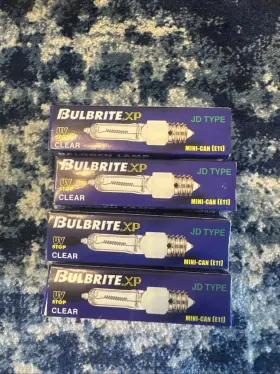 Bulbrite 739698611518 Xp Halogen Lamp 150w Mini-can E11 Pack Of 8 Style# 61151