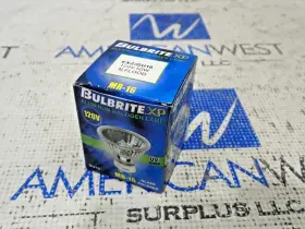 Bulbrite Exz/gu10 Aluminum Halogen Lamp 120v 50w N. Flood Mr-16 New Lot Of 2