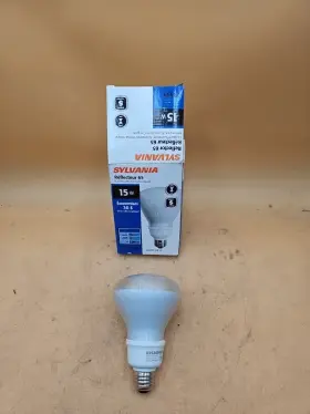 Cf16el Bulbsandbatteries 988077830109 Sylvania Cf16el/br30/827 15w 120v 2700k Reflector 65 Bulb