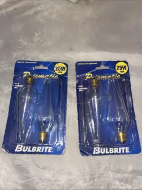 Bulbsandbatteries B40prism Bulbrite B25prism 25w 120v Prismatic Light Bulbs Prism Bulb 4 Pack New