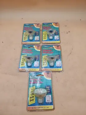 Bpexn-120 Bulbsandbatteries Lot Of 5 Feit Electric M16 Flood Light. 50w 120v G8