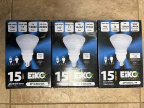 27k-gu24 Bulbsandbatteries Sp15/r30/27k-gu24 3 Replacement Bulbs For Eiko 15w 120v