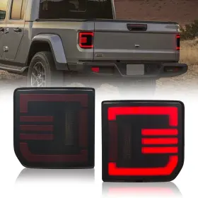 Bunker Indust Hd-jt-tl-frd 2 Led Tail Lights Fit For Jeep Gladiator Jt 2020-2025 1 Pair Rea