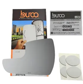 4726 Burco 840591039559 Driver Side Replacement Lower Mirror Glass Compatible With 2 Piec