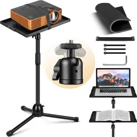 Cy00377-1 Cahaya Projector Tripod Adjustable Height 35.4to 51.2in Foldable Heavy Duty