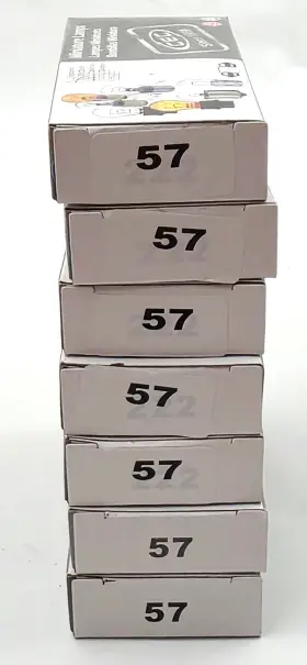 Ba9s Cec 014271020476 Lot Of 7 Boxes 10 57 Miniature Lamps 14 Volt 3.36 Watt Base