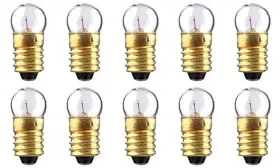 1.23w Cec 014271021039 Industries 245 Miniature Bulb 2.46v G3.5 Shape E10 Sc #2