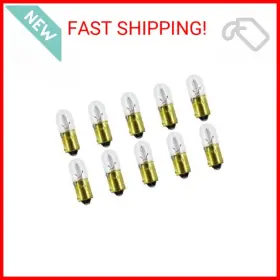 T-3.25 Cec 014271022135 Industries #1815 Bulbs 14 V 2.8 W Ba9s Base Shape Box Of 10