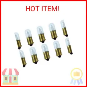 T-3.25 Cec 014271022784 Industries #1829 Bulbs 28 V 1.96 W Shape Box Of 10