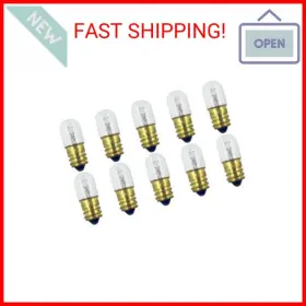 1841 Cec 014271029776 Industries #1841 Bulbs 24 V 4.08 W E12 Base T-4 Shape Box Of 10