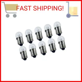 43160-229096 Cec Industries #131 Bulbs 1.3 V 0.13 W E10 Base G-3.5 Shape Box Of 10