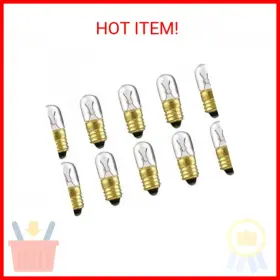 T-3.25  Cec 742686286964 Industries #41 Bulbs 2.5 V 1.25 W E10 Base Shape Box Of 10