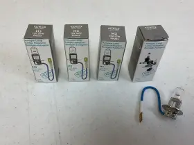 Cec H3-55w New Lot Of 4 H3 12v Halogen Lamp 55w Pk22s Free Shipping