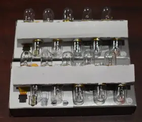 T3.25 Cec Industries 014271021664 Lot Of 20 #755 0.95w 6.3v 0.15a Mini Bulb