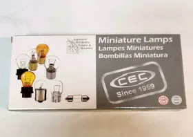 Cec Industries 014271023996 Box Of 10 Bulbs 6 Watt 12 Volt Candelabra Screw Base E12 Clear 6s-6/12v