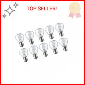 Ba15s Cec Industries 1139 Pack Of 10 Bulbs #1139 12.8 Volt 13.31 Watt Rp11 Shape Base