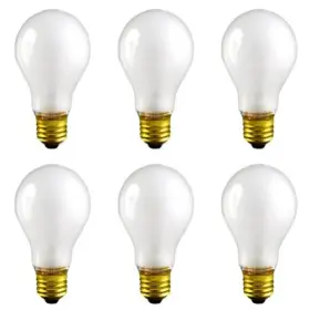 25a-19 Cec Industries #25a-19 12v Frosted Bulbs 12 V 25 W E26 Base Box Of 6