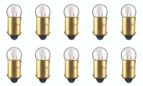 43160-229067 Cec Industries #53x Bulbs 14.4 V 1.728 W Ba9s Base G-3.5 Shape Box Of 10