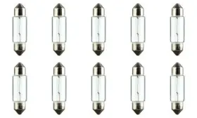 43160-234209 Cec Industries #6418 Bulbs 12 V 5 W Sv8.5-8 Base T-3.25 Shape Box Of 10
