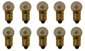 43160-235337 Cec Industries #27 Bulbs 4.9 V 1.47 W E10 Base G-4.5 Shape Box Of 10