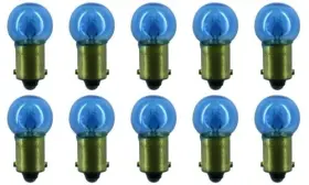 43160-235433 Cec Industries #1895b Blue Bulbs 14 V 3.78 W Ba9s Base G-4.5 Shape 10ea