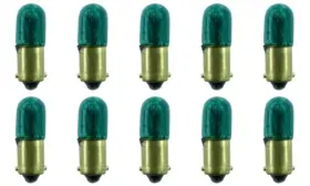 43160-235968 Cec Industries #44g Green Bulbs 6.3 V 1.575 W Ba9s Base T-3.25 Shape Box