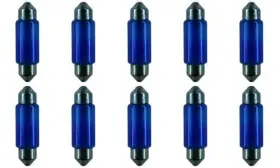 43160-237659 Cec Industries #3423b Blue Bulbs 12v 5 W Ec11-5 Base T-4 Shape Box Of 10