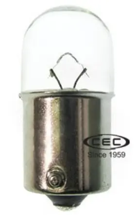 43160-241558 Cec Industries #5007 Bulbs 12 V 5 W Ba15s Base T-6 Shape Box Of 10