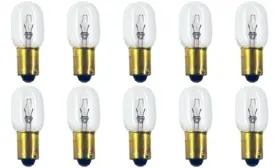 43160-242054 Cec Industries #1495 Bulbs 28 V 8.4 W Ba9s Base T-4.5 Shape Box Of 10
