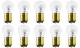 43160-242837 Cec Industries #1612 Bulbs 5.4 V 10.04 W Ba15d Base S-8 Shape Box Of 10