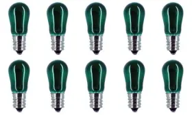 43160-244259 Cec Industries #6s6tg/120v Green Bulbs 120 V 6 W E12 Base S-6 Shape 10pk