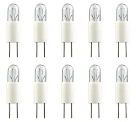 Cec Industries 43160-246927 #7381 Bulbs 6.3 V 1.26 W G3.17 Base T-1.75 Shape Box Of 10