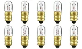 43160-252247 Cec Industries #1823 Bulbs 48 V 4.8 W E10 Base T-3.25 Shape Box Of 10
