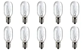 43160-260863 Cec Industries #10t-7c 130v Bulbs 130 V 10 W E12 Base T-7 Shape Box Of