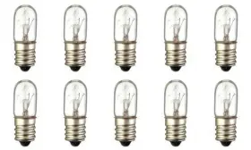 43160-262948 Cec Industries #3t4/120v Bulbs 120 V 3 W E12 Base T-4 Shape Box Of 10