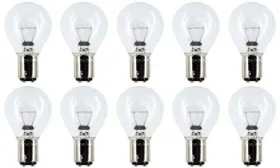 43160-299300 Cec Industries #1724 Bulbs 6.2 V 27.9 W Ba15d Base S-11 Shape Box Of 10