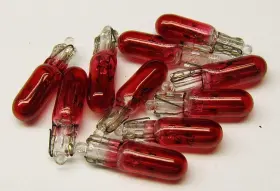 W2.1x4.9d Cec Industries 742686331237 #73r Red Bulbs 14 V 1.12 W Base T1-3/4 Shape